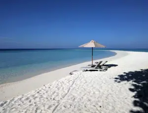 Gangehi Island Resort, spiaggia