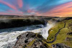 Gullfoss-Sunset