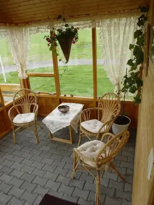 Narfastadir Guest House, veranda