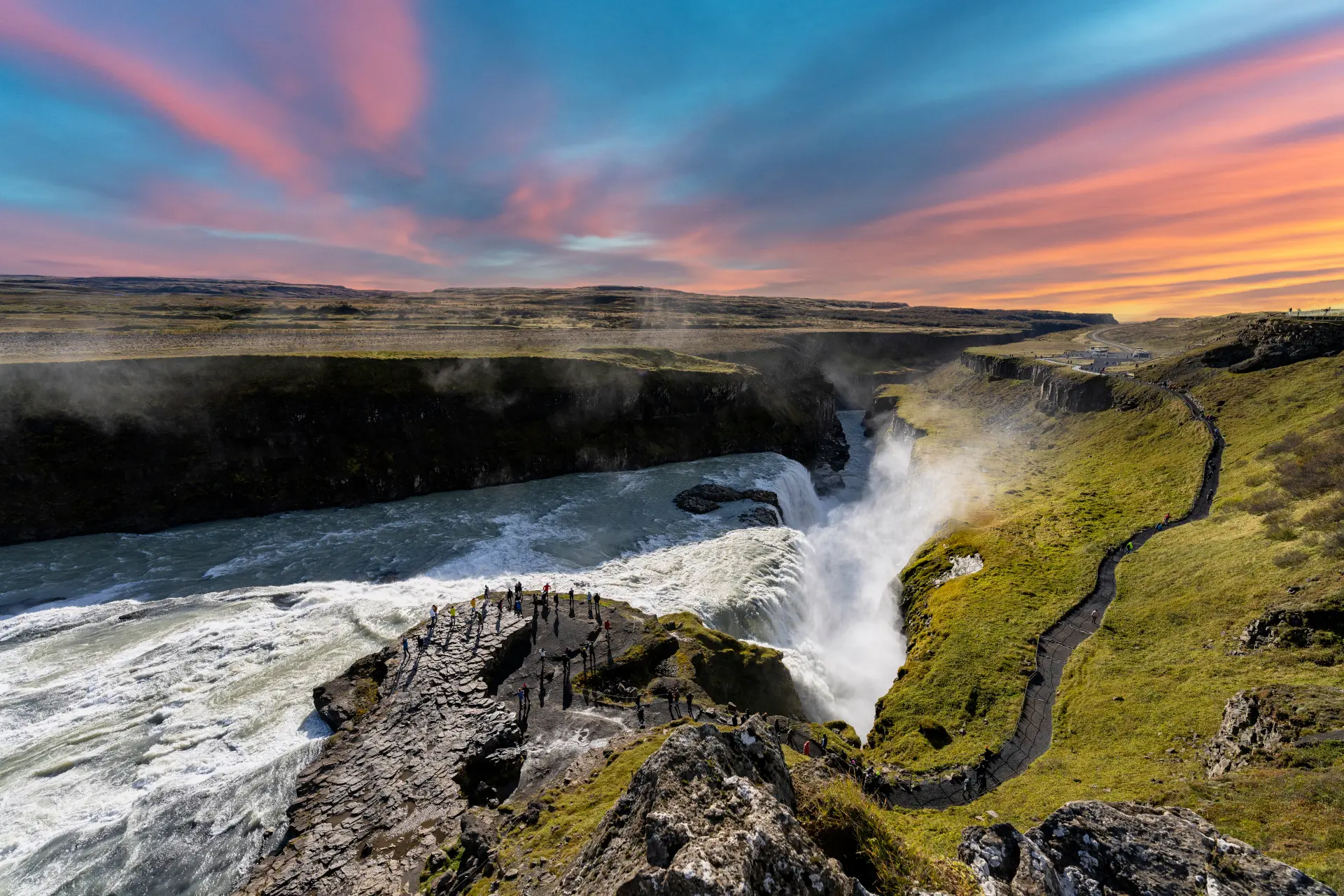 Gullfoss-Sunset